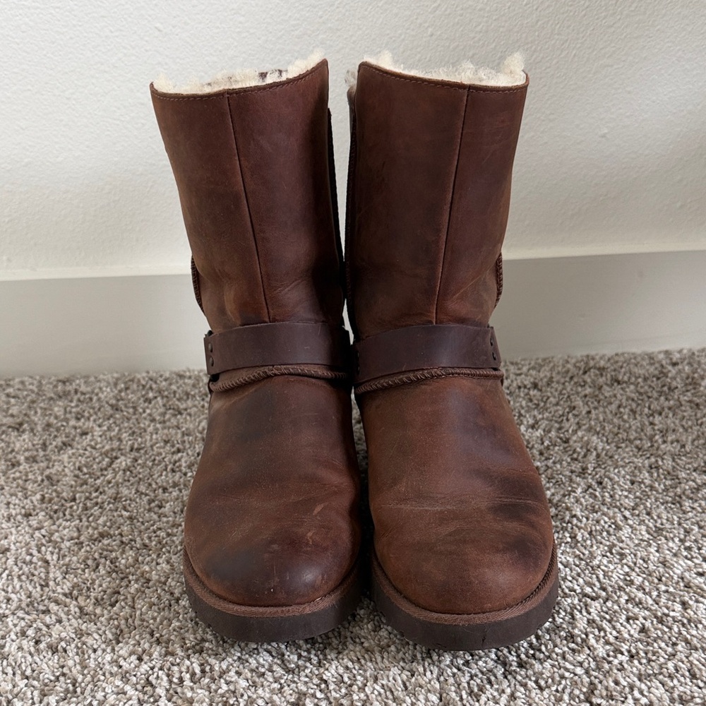 UGG Brown Combat & Moto Boots